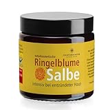 Bio Ringelblumensalbe I Testsieger bei Warenvergleich und Welt, CristinenMoor Bio Ringelblume Salbe, Naturkosmetik, zertifiziert- intensiv bei trockener, entzündeter Haut