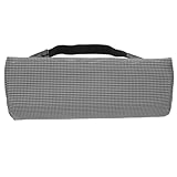 BESTonZON Wiederverwendbare Ergonomische Kopfstütze aus Weichem Schwammstoff Universelles Stuhlkissen für Lounge und Relaxsessel 35X6X15cm Weiß Grau