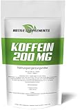 Koffeintabletten 200mg hochdosiert als Superfood für Erwachsene, Koffein Tabletten vegan, Coffein Komplex Tabletten, Beste Qualität stärkster Preis, ohne Zusätze (VIER Packungen)