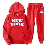 Jogginganzug Herren Trainingsanzug Tracksuits Einfarbig Hoodie Mit Kapuze Langarm Mit Taschen Klassisch Sportanzug Jogging Anzug Trendige Jacke Winter Outfits