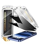 UNBREAKcable für iPhone 15 Pro Max für Panzerglas Sichtschutz, Anti-Spy Gehärtete Glas für Schutzfolie [Staubdicht in einem Schritt] [25° Anti-Spy] [9H Militärklasse Schlagfestigkeit] 6.7'-2 Stück
