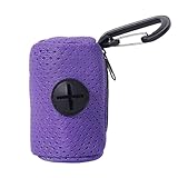 Müllbeutelspender aus Netzgewebe mit Reißverschluss – Saugkraft für Haustiere mit großem Fassungsvermögen, Hundereinigungshalterung | Beuteltasche