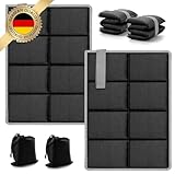 2er Pack Outdoor Sitzkissen Thermo Sitzkissen Outdoor Faltbare Sitzunterlage Sitzmatte Wasserdicht,aus Oxford-Stof,mit 2 Aufbewahrungsbeutel Für Outdoor Spielplatz Camping Wandern Picknick 39*30cm (B)