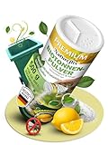 Natureflix Biotonnenpulver mit Zitronenduft | Natürliches Pulver verhindert Feuchtigkeit & Schimmel | biologisch abbaubar für Kompost & Bioabfall (500g)