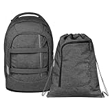 satch Pack Collected Grey E Zero Special Edition Schulrucksack Set 2tlg.