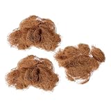 Toyvian Kokosfasereinlagen Natürliche Atmungsaktive Kokosfaser Liner für Pflanzkörbe Wetterbeständige Bodenabdeckung Schützende Kokoserde für Blumenampeln und Zimmerpflanzen