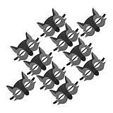 Toyvian 10 Stück Wolf Maske Halbe Tiermaske für Halloween Party Cosplay Schulaufführungen Realistisches Design Leicht Tragbar Lebendige Farben für Kreative Aktivitäten