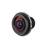 Kameraobjektiv, 5 MP Fisheye CCTV-Kameraobjektiv, M12 x 0,5, 185 ° Weitwinkelobjektiv, 1,7 mm Fokallänge, für Fischaugen-Kamera