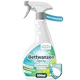HomeBugProtect Bettwanzen Spray 500ml - Effektive Bettwanzen Bekämpfung - Mittel gegen Bettwanzen für Matratzen, Möbel & Hotels mit leichtem Zitronenduft als Alternative zur Bettwanzenfalle