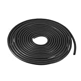 sourcing map Gummischaum Wetterdichtung 5mm Durchm. x 4m Lange Runde EPDM Gummi Ausschalen für DIY Dichtung Lager Pads Schaumstoffschläuche Handwerk Heimdichtung