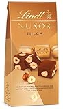 Lindt Schokolade NUXOR Milch | 103 g Beutel | Cremige Gianduja Milch-Schokolade mit ganzen, gerösteten Haselnüssen | Pralinen-Geschenk | Schokoladengeschenk