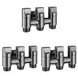 Generchin 3X 3-Wege-Eckventil Verbessern Sie die Funktionalität Ihres Zuhauses oder Ihrer Gewerberäume mit Dem Drei-Wege-Umstellventil B