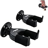 Surplex Universal Gitarren-Wandhalterung mit Auto-Lock – Stabiler Gitarrenhalter für alle Akustikgitarre, klassische Gitarre, E-Gitarre, Bass, Abnehmbare Wandhalterung für Sichere Aufbewahrung