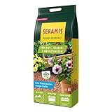 Seramis Pflanz-Granulat für Beet-, Balkon- & Kübelpflanzen, 6 l – Tongranulat, Pflanzenerde Ersatz zur Wasser- und Nährstoffspeicherung, Nicht Zutreffend