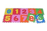 Knorrtoys 21001 - Puzzlematte 10-tlg. – Spielmatte Kinderspielteppich Spielteppich Schaumstoffmatte Matte bunt