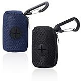 OUDQFCJ 2 Stück Mesh Poop Bag Dispenser, Hundekotbeutel-Spender, Hundekotbeutel, Hundekot-Sammler, Hundekotbeutel-Halter