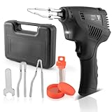 STAHLWERK LP-200 Lötpistole Lötkolben mit 200 Watt Temperaturbereich 50-500 Grad zum schnellen Löten von Bauteilen jeder Art