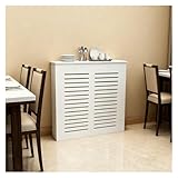 Schlafzimmer Wohnzimmer Büro Abdeckung Heizkörperverkleidung Lamellen Heizung Schutz Heizkörper Abdeckung Modern Radiator Einstellbar Heizkörperregal (27.56x23.62x5.91in)