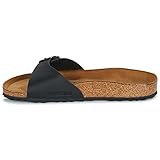 BIRKENSTOCK Classic Madrid Birko-Flor, Damen Pantoletten, Gr.-37 EU,Schwarz