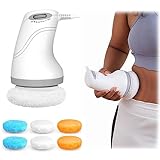 Cellulite Massagegerät Elektrisch, Anti Cellulite Massagegerät für Bauch, Gesäß, Beine, Cellulite-Massage mit 6 Waschbare Pads die Haut Heben, Straffen und Glätten