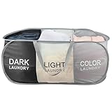 Dirty Clothes Basket - Klappbarer Wäschesammler Mit Mehreren Fächern - Aufbewahrung Aus Stoff Für Kinderzimmer Schlafzimmer Haushalt Baby Studentenwohnheim