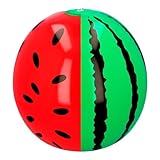 Boland 52078 - Aufblasbare Wassermelone, 35 cm, Wasserspielzeug, Dekoration, Party Deko für Pool, Sommerfest und Mottoparty