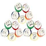 RISF Jonglierbälle für Anfänger, 15 Stück Jonglierball Set, Jonglierbälle Kinder, Langlebige und weiche PU Leder Jonglierbälle. Pädagogische Jonglierbälle für Jungen, Mädchen und Erwachsene