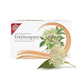 H&S Erkältungstee: Arzneitee Nr. 4 bei fieberhaften Erkältungen mit Symptomen wie Husten, Halsschmerzen und Schnupfen, auch als Schwitzkur, 20 x 2 g