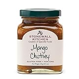 Mango Chutney von Stonewall Kitchen (241 g) - fruchtig leckeres Chutney mit 31 % Mangos - vielseitig im Geschmack - ideal zu Fisch, Fleisch und Sandwiches