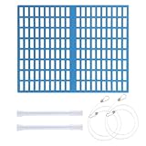 Pool-Skimmer-Set, Pool-Skimmer-Netz, 41,9 x 33 cm, einfache Montage, schwimmt, Schmutzzaun für Familie, Außenteich, Schwimmliebhaber, Innenwassertank, Zweige