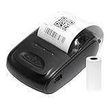 SHUAIGUO Bondrucker Tragbarer mobiler 58-mm-Thermodrucker Drahtloser BT-Mini-Rechnungsticketdruck Kompatibel mit Android iOS Windows mit 1 Stück Thermopapierrollen für Restaurants, Supermärkte,