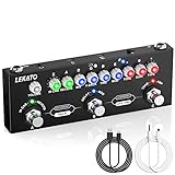 Multieffektgerät Gitarre, LEKATO Effektgerät Gitarre mit IR-Loading 9 Verstärkermodelle, Delay/Reverb/Phase/Chorus/Distortion/Overdrive, Multieffektpedal Guitar Pedal mit Aufnahme und Bluetooth 5.0