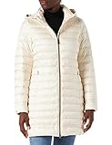 Geox Women's D Jaysen Down Coat, Butter Cream, 38
