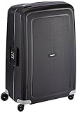 Samsonite S'Cure - Spinner L Koffer, 75 cm, 102 L, 4 Rollen, Schwarz (Black)