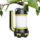 BommFu Tragbarer Scheinwerfer | Campinglampe Mit Griff | 6 Modi Leichtgewicht Outdoor Garten Terrasse Wanderung Camping Angeln Jagd