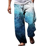 Herren-Pyjamahose, groß und hoch, weiße Herrenhose, dehnbare Taille, klassische Passform, Hose für Herren, braun, Herren-Kellnerhose, Angelhose, normale Passform, Jeans für Herren, XXL-Sweathose,