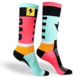 Sport-Socken für Männer und Frauen - Ideale Socken für Laufen, Basketball, Radfahren und Padel - Inshock Barcelona