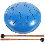 Levemolo Ethische Zungentrommel Tragbares Percussion Instrument für Anfänger Langlebige Handpan mit Klarem Klang für Musikunterricht und Meditation