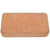 Abaodam 1 Beutel Quellfähige Kokosfaser Anzuchterde 650g Komprimierte Kokosfasererde für Sukkulenten Zimmerpflanzen Organisches Quellsubstrat mit Hoher Wasserspeicherfähigkeit