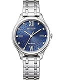 Citizen Damen Analog Eco-Drive Uhr mit Edelstahl Armband EM0500-73L