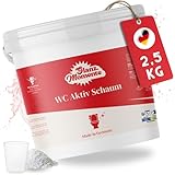 GLANZMOMENTE® WC Schaumreiniger - XXL - 2,5 Kg - Aktiv Power WC Schaum - MADE IN GERMANY Toilettenreiniger - Löst sicher Flecken und Gerüche mit Zitrusduft - WC Reiniger Schaum