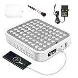 Kabellose Staubabsaugung für Nägel, 56W Nagelstaubsauger Akku mit 2 Filters,Nagelstaubreiniger für Acryl- und Gelnägel, Salon und Zuhause mit 1 Bürste