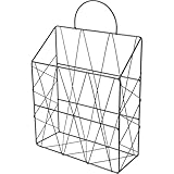 Cabilock Wandmontierter Tragbarer Zeitungs Magazinhalter aus Robustem Verschleißfester Buchständer für Büro Wohnzimmer und Schlafzimmer Platzsparender Wandorganizer für Bücher und Akten