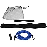 HOODANCOS Schwimmtrainer mit Verstellbarem Widerstandsband für Effektives Schwimmtraining Schwimmgurt mit Elastischem Zugseil für Poolbefestigung Geeignet für Schwimmstile und