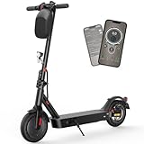 E Scooter mit Straßenzulassung, 40km Reichweite, 10 Zoll Wabenreifen ABE Elektroroller Belastung LED | bis 120kg | 20km/h Elektro Scooter |Faltbarer E Roller für Pendeln |Duales Bremssystem