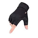 YouLpoet Halbe Finger Taktische Handschuhe Männer Frauen Anti-Rutsch Fingerlose Handschuhe Für Outdoor-Sport Radfahren Motorrad Wandern Klettern Camping Jagd Laufen