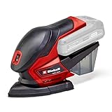 Einhell Akku-Multischleifer TE-OS 18/150 Li-Solo Power X-Change (18 V, Li-Ion, 24 000 min-1, 1.6 mm Schwingkreis, Staubfangbox, Staubabsaugadapter, ohne Akku und Ladegerät)