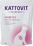 Kattovit Feline Diet Diabetes/Gewicht | 400 g | Trockenfutter für Katzen im Beutel | Zur Verringerung der Kalorienaufnahme | Hoher Proteingehalt zur Unterstützung der Muskeln