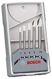 Bosch Accessories Professional 5tlg. CYL-9 Ceramic Fliesenbohrer-Set (für Stein, Fliesen, Ø 4–10 mm, Zylindrischer Schaft, Zubehör für Bohrmaschinen)