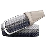 JIARY A,110CM/43.3'',Unisex Elastischer Gürtel, Stoffgürtel, Stretchgürtel, Geflochtener Dehnbarer Gürtel Für Damen Und Herren, Breite 3.5Cm
